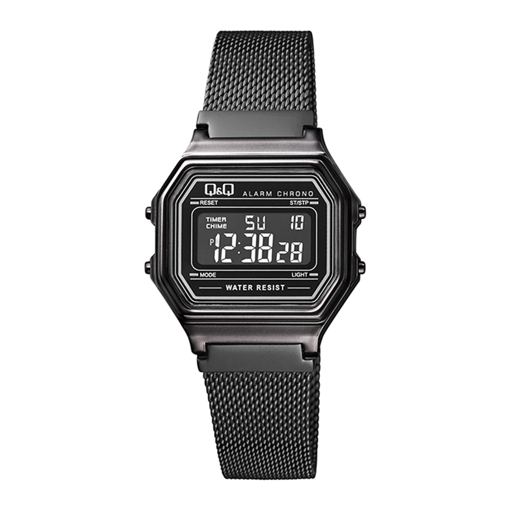Q&q Reloj Digital Dama Reloj Smartwatch Mujer Negro Reloj Q&Q