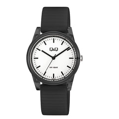 Reloj de pulsera con correa de Resina Negro con esfera de color Negro con estilo Fashion resistencia al agua de 100metros