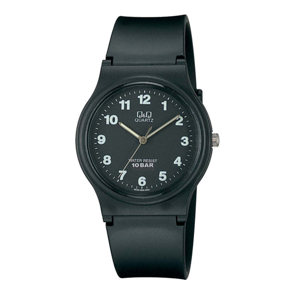 Reloj de pulsera con correa de Resina Negro con esfera de color Negro con estilo Fashion resistencia al agua de 100metros