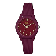 Reloj de pulsera con correa de Resina Rojo con esfera de color rojo con estilo Fashion resistencia al agua de 100metros