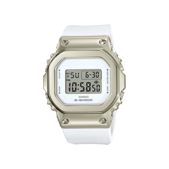 Reloj de pulsera con correa de Resina Blanco con esfera de color Gris con estilo Fashion resistencia al agua de 200metros