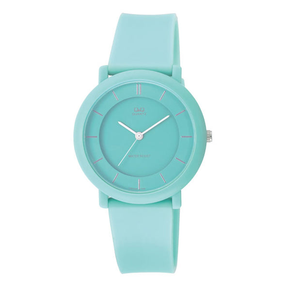 Reloj de pulsera con correa de Resina Azul con esfera de color Azul con estilo Fashion resistencia al agua de 50metros