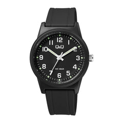 Reloj de pulsera con correa de Resina Negro con esfera de color Negro con estilo Fashion resistencia al agua de 30 metros