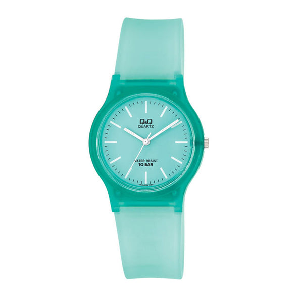 Reloj de pulsera con correa de Resina Verde con esfera de color Verde con estilo Fashion resistencia al agua de 100metros