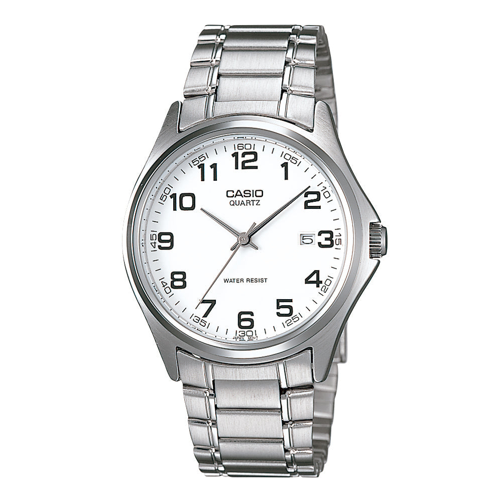 Reloj de pulsera con correa de Acero inoxidable Plateado con esfera de color Plateado con estilo Clásico resistencia al agua de 30 metros