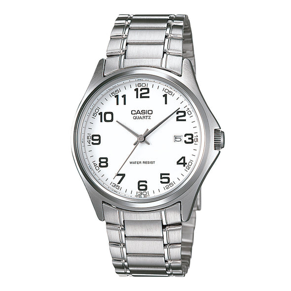 Reloj de pulsera con correa de Acero inoxidable Plateado con esfera de color Plateado con estilo Clásico resistencia al agua de 30 metros