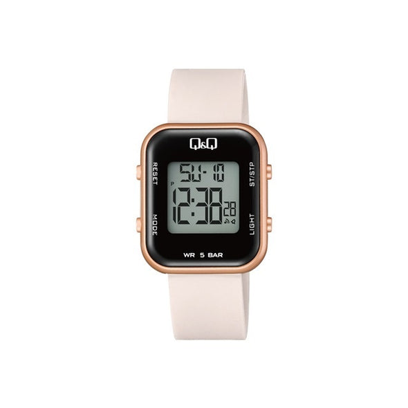 Reloj de pulsera con correa de Resina Blanco con esfera de color Digital con estilo Deportivo resistencia al agua de 50metros
