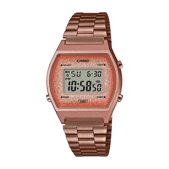 Reloj de pulsera con correa de Acero inoxidable Oro rosa con esfera de color Oro rosa con estilo Vintage resistencia al agua de 50metros