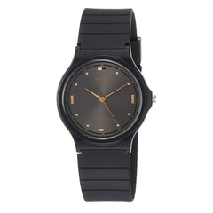 Reloj de pulsera con correa de Resina Negro con esfera de color Negro con estilo Clásico resistencia al agua de 30 metros