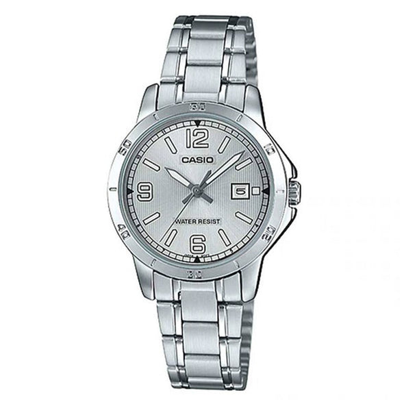 Reloj de pulsera con correa de Acero inoxidable Plateado con esfera de color Plateado con estilo Clásico resistencia al agua de 30 metros