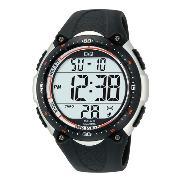 Reloj de pulsera con correa de Resina Negro con esfera de color Digital con estilo Deportivo resistencia al agua de 100metros