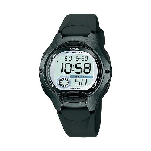 Reloj de pulsera con correa de Resina Negro con esfera de color Gris con estilo Deportivo resistencia al agua de 50metros