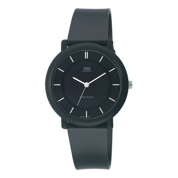 Reloj de pulsera con correa de Resina Negro con esfera de color Negro con estilo Fashion resistencia al agua de 50metros