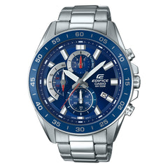 Reloj de pulsera con correa de Acero inoxidable Plateado con esfera de color Negro con estilo Deportivo resistencia al agua de 100metros