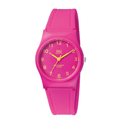 Reloj de pulsera con correa de Resina Rosado con esfera de color Rosado con estilo Fashion resistencia al agua de 100metros