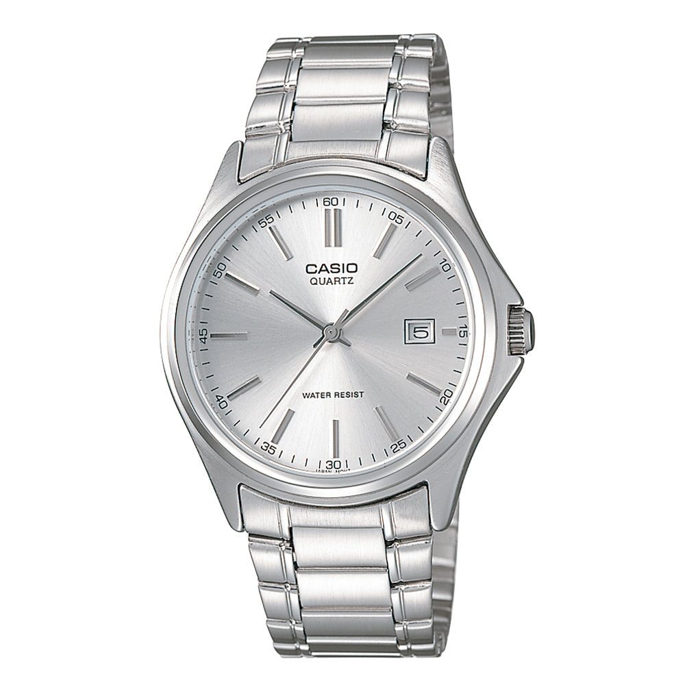 Reloj de pulsera con correa de Acero inoxidable Plateado con esfera de color plateado con estilo Clásico resistencia al agua de 30 metros