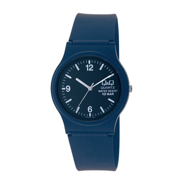 Reloj de pulsera con correa de Resina Azul con esfera de color Azul con estilo Fashion resistencia al agua de 100metros